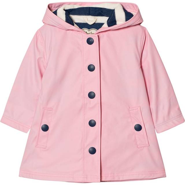 Hatley Stänkjackor för flickor regn, Klassisk rosa och marinblå, 10 År