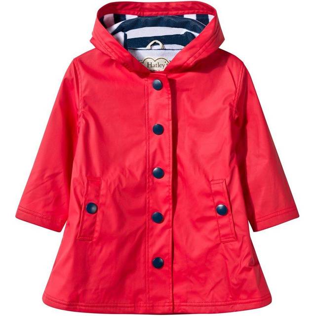Hatley Red Hooded Raincoat - 10 year