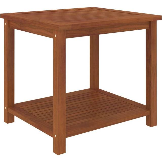 vidaXL Side Table Solid Acacia Wood 45x45x45 cm - Brown
