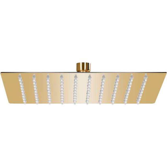 vidaXL Rain Shower Head Stainless Steel 20x20 cm Square Gold