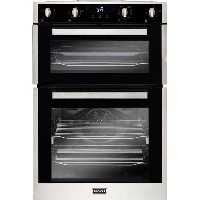 Stoves BI902MFCT Stainless Steel Built-In Electric Double Oven