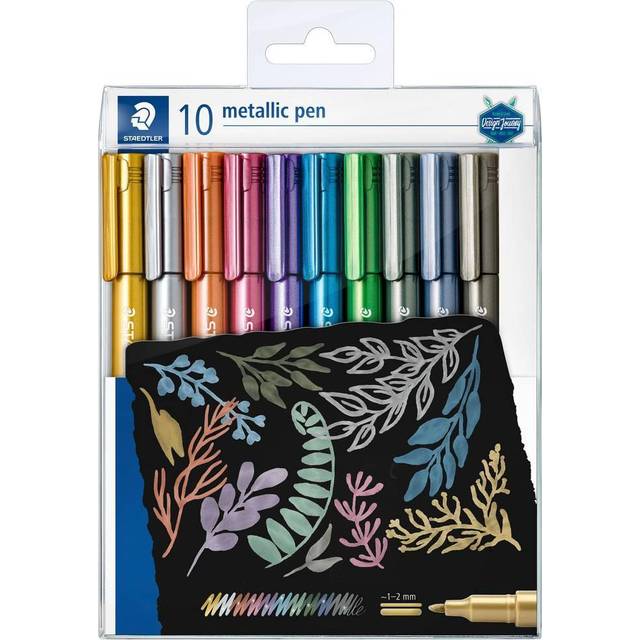 Staedtler Design Journey Metallic Pens Pack of 10, none