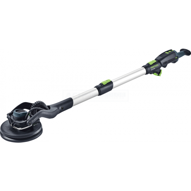 Festool långhalsslip LHS 2 225 EQI-Plus PLANEX (med förlängning, slangklämma, kardborrekontakt, 5-pack granat P180, plug it nätkabel, slipskiva Ø 220 mm inkl. gränssnittsmatta), i systainer