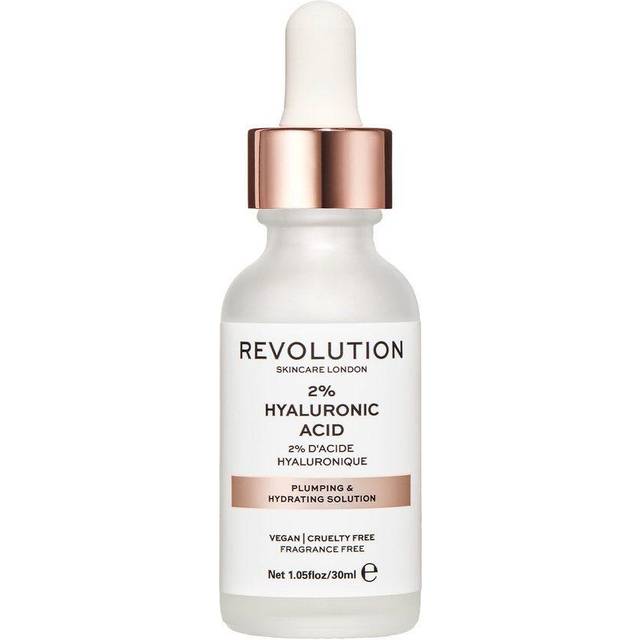 2 x revolution skincare 2% hyaluronic acid serum plumping solution 30ml