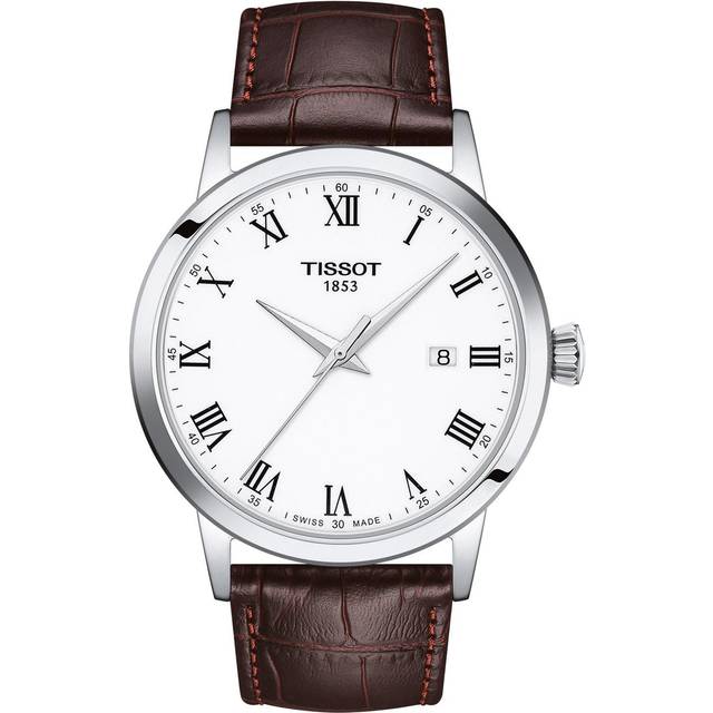 TISSOT Classic Dream Quartz 42MM Men's Watch T129.410.16.013.00 / T1294101601300 - White - 42 mm