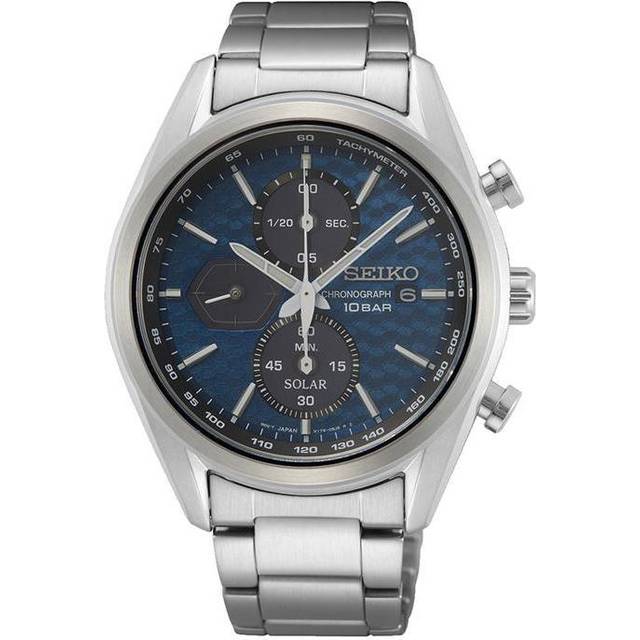 Seiko SSC801P1 Solar Chronograph Herrenuhr 41mm 10ATM