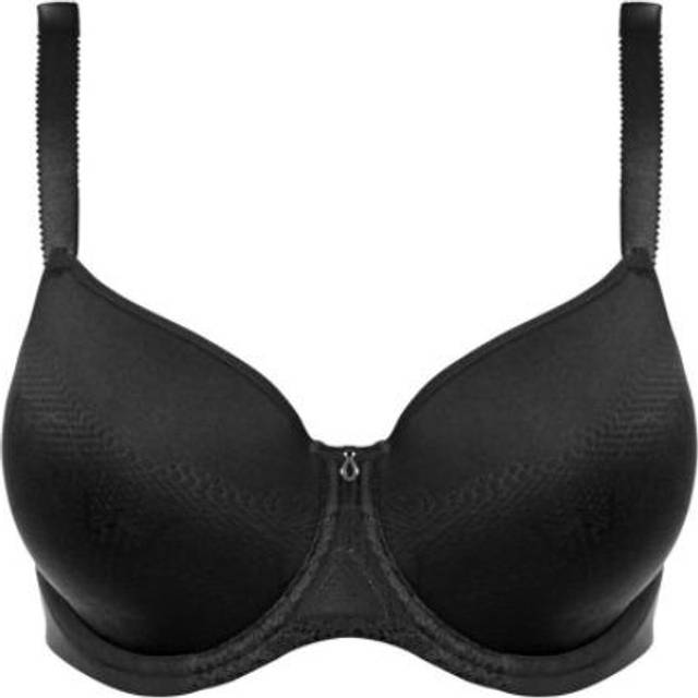 Fantasie Womens Twilight Moulded Full Cup Bra - Black Nylon - Size 34D UK BACK/CUP