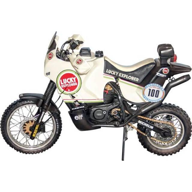 Italeri 4643 1:9 Cagiva Elephant 850 Paris Dakar 1987 Plastic Model Kit