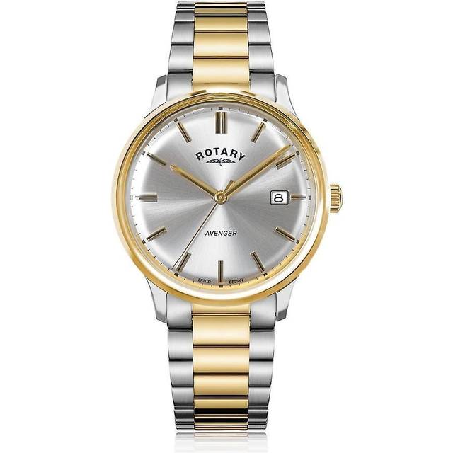 Rotary Watch Avenger Two Tone Gold PVD Mens D