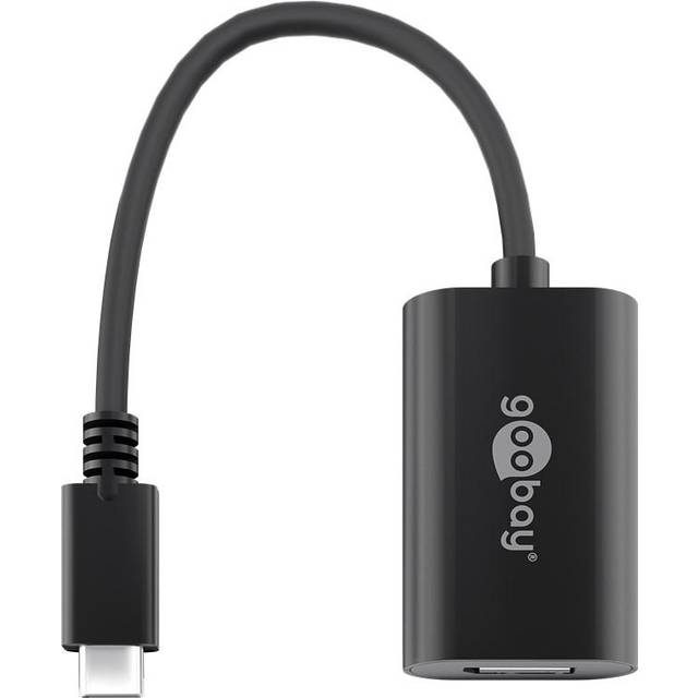 Goobay 38530 USB-C-adapter DP 4k60Hz, svart
