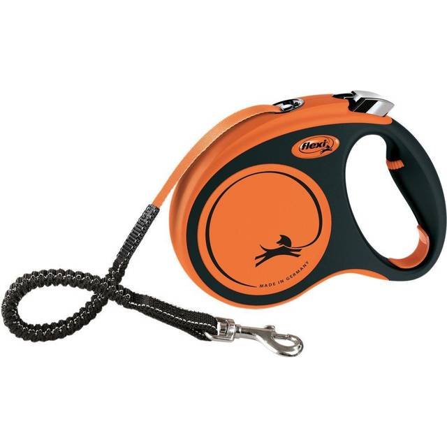 flexi Xtreme harness lead orange, 5 m - Size L: up to 65 kg