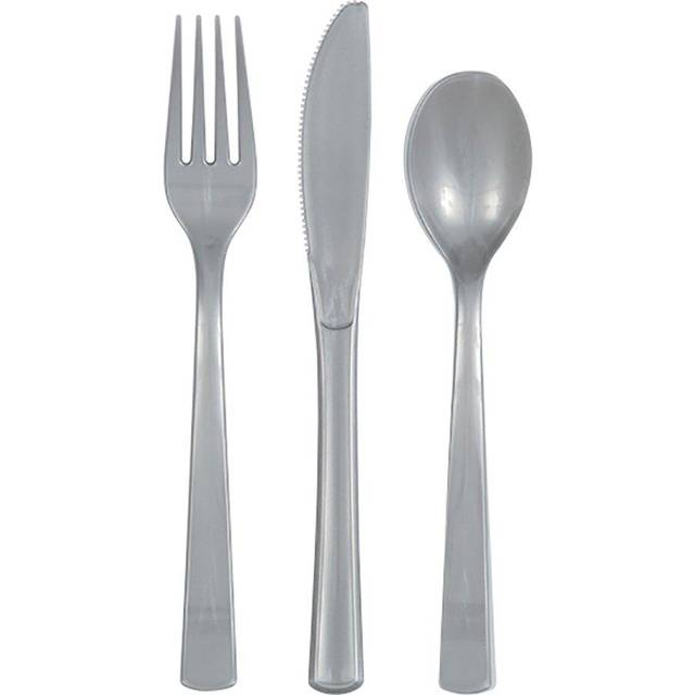 Plastbestick Silver - 18-pack