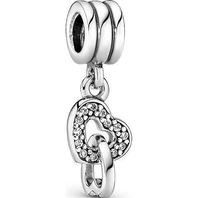 Pandora  Charms Interlocking hearts pendant charm 791242CZ