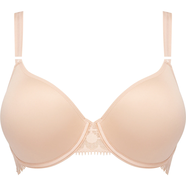 Chantelle Womens Day To Night T-Shirt Bra - Beige Nylon - Size 32DD