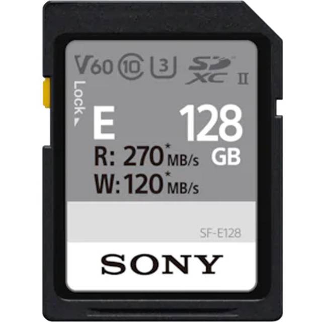Sony E Series 128GB UHS-II 270MB/Sec SDXC Card