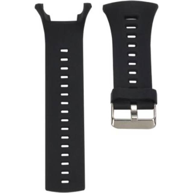INF Armband kompatibelt med Suunto Ambit 1/2/3 / Slitstarkt klockarmband av TPU/Vattentät klockrem till smartwatch, Svart