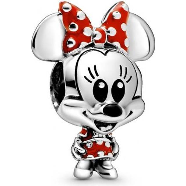Pandora Charm Disney x Pandora Minnie Maus Gepunktetes Kleid und Schleife 798880C02 - silber