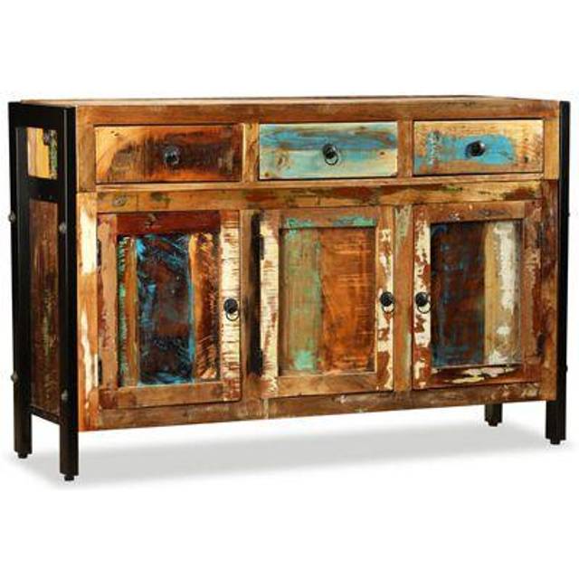 Vidaxl Sideboard Solid Reclaimed Wood 120x35x76 Cm
