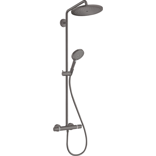 Hansgrohe Croma Select S Black Chrome 280 1Jet Showerpipe, Thermostati