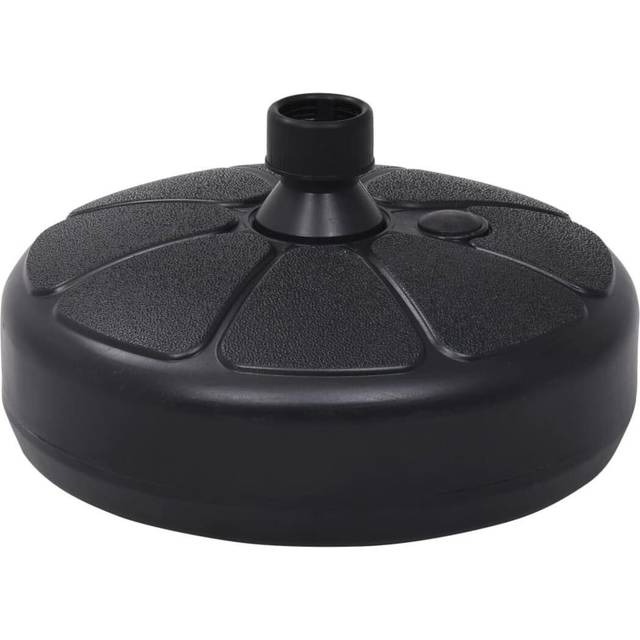 vidaXL Umbrella Base Sand/Water Filled 15 L Black