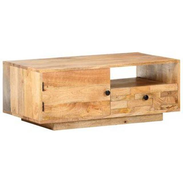 vidaXL Coffee Table 90x50x35 cm Solid Mango Wood - Brown