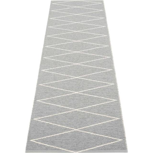 Pappelina Max gångmatta grey/vanilla, 70x240 cm