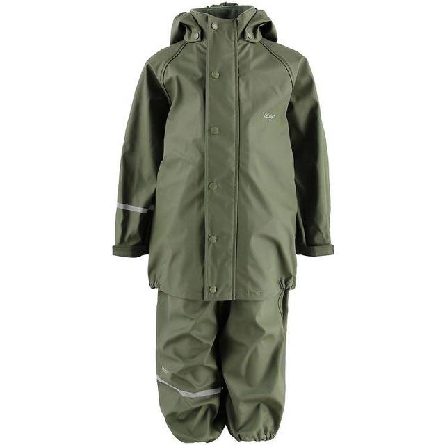 Celavi Khaki Green 2 Piece Rainsuit - 3-4 year