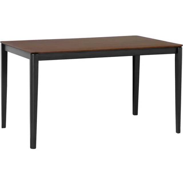 Dining Table CEDAR Dark Walnut 135 cm 80 cm