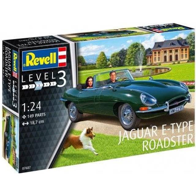 Revell 07687 Jaguar E-Type Roadster 1/24 Scale Model
