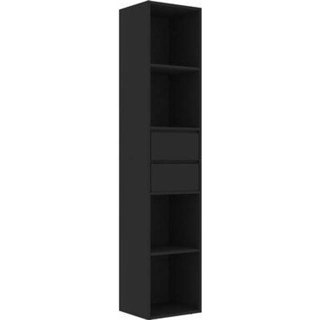 vidaXL Book Cabinet Sonoma Oak 36x30x171 cm Engineered Wood - Brown
