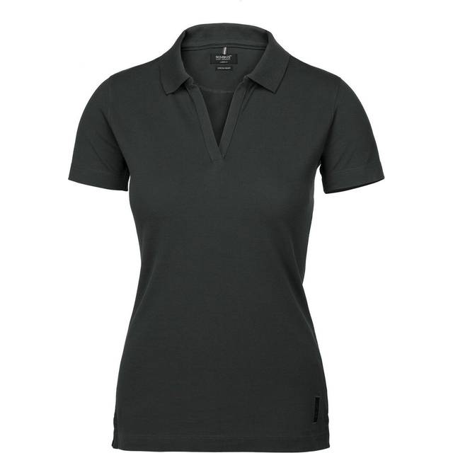 (2XL, Charcoal) Nimbus Womens/Ladies Harvard Stretch Deluxe Polo Shirt