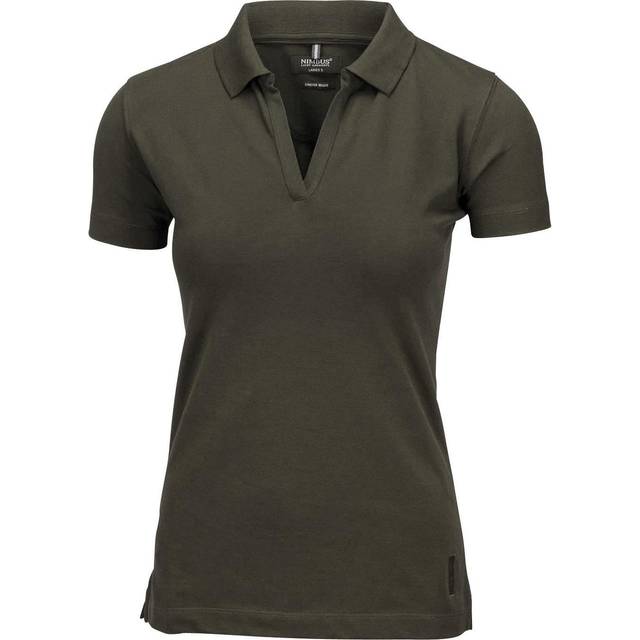 (XL, Olive) Nimbus Womens/Ladies Harvard Stretch Deluxe Polo Shirt