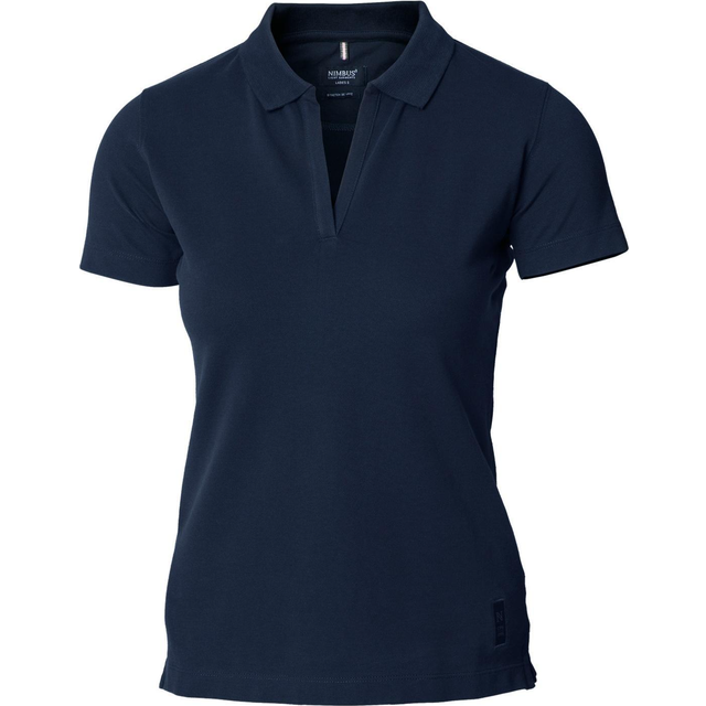 (L, Navy) Nimbus Womens/Ladies Harvard Stretch Deluxe Polo Shirt