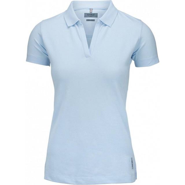 (2XL, Sky Blue) Nimbus Womens/Ladies Harvard Stretch Deluxe Polo Shirt