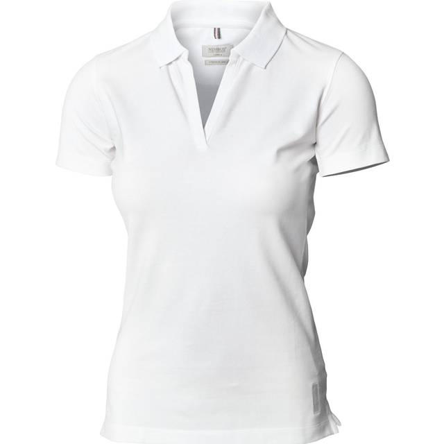 (XL, White) Nimbus Womens/Ladies Harvard Stretch Deluxe Polo Shirt