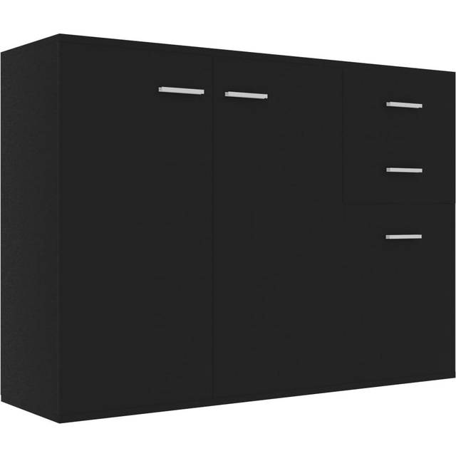 Sideboard Grey 105x30x75 cm Engineered Wood Vidaxl