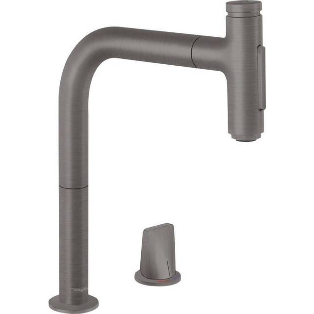 Hansgrohe Metris Select M71 Brushed black sBox Pullout Spray Kitchen S