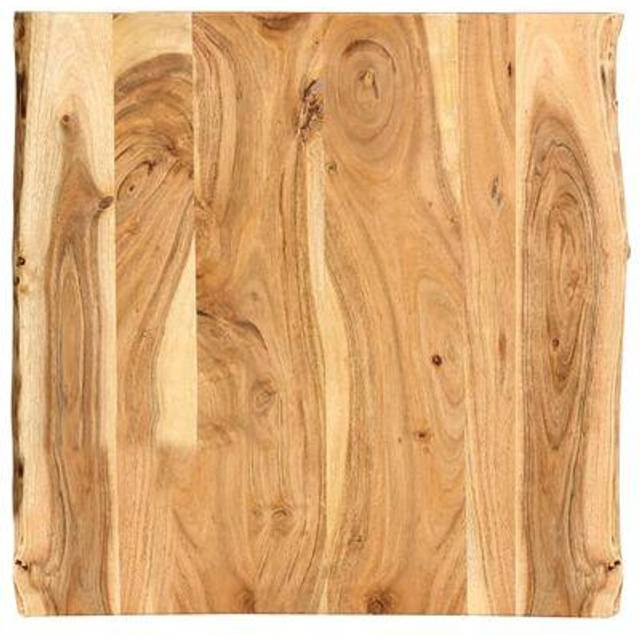 vidaXL Table Top Solid Acacia Wood 58x(50-60)x2.5 cm - Brown