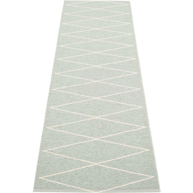 Pappelina Max gångmatta sage/vanilla, 70x240 cm