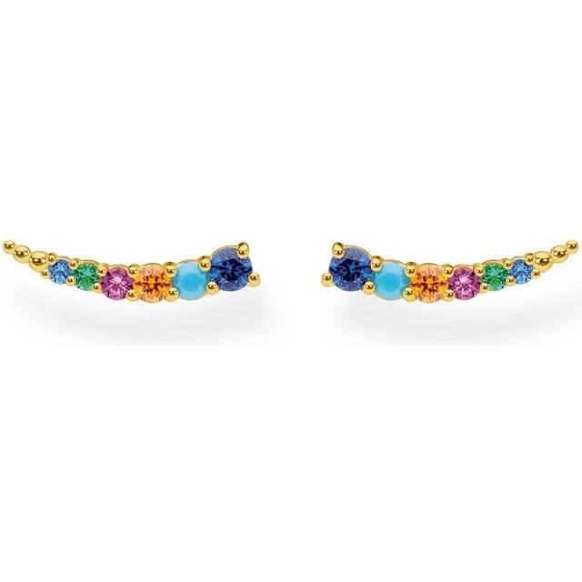 Multicoloured Ear Climbers H2158-488-7