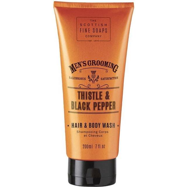 Scottish Fine Soaps Mens Thistle Hair and Body Wash 200ml