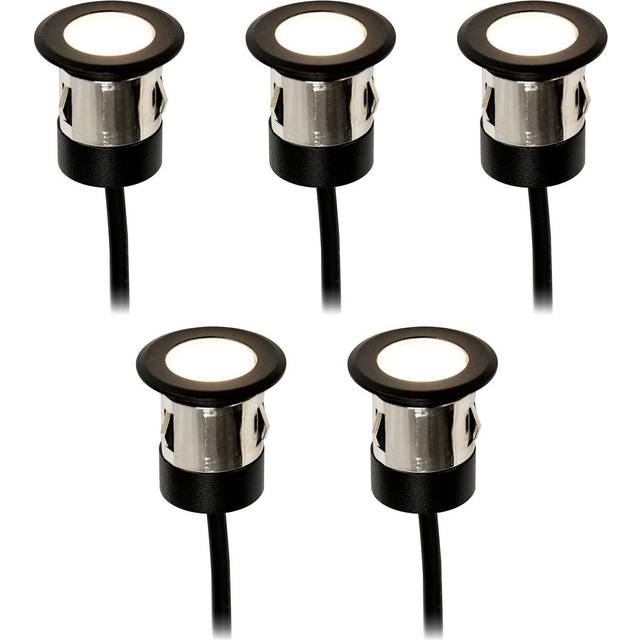 Lightson Orion decklight 5-pack Svart