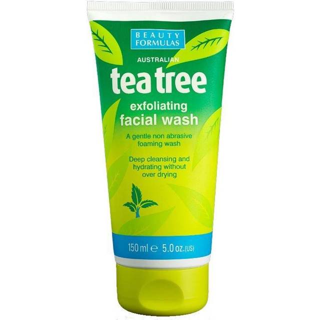 Beauty Formulas Tea Tree Face Wash Exfoliating 150ml