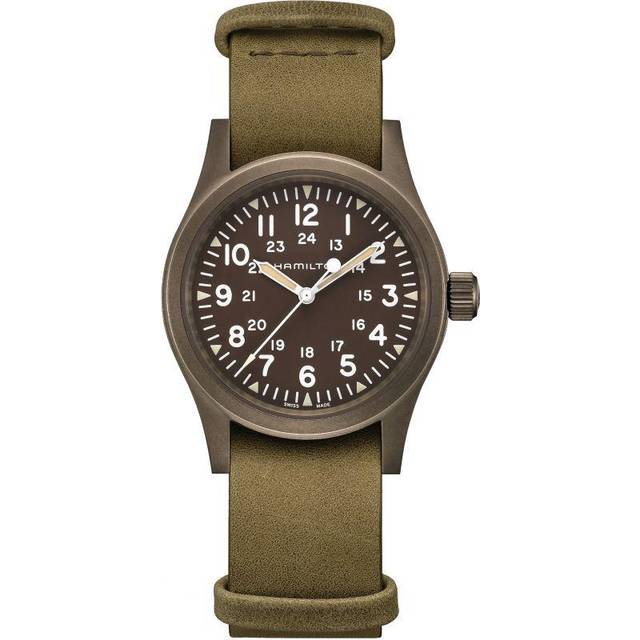 Hamilton Watch Khaki Field Mechanical - Brown