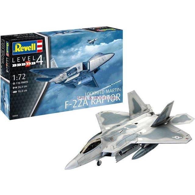 1/72 Lockheed Martin F-22A Raptor Revell 03858