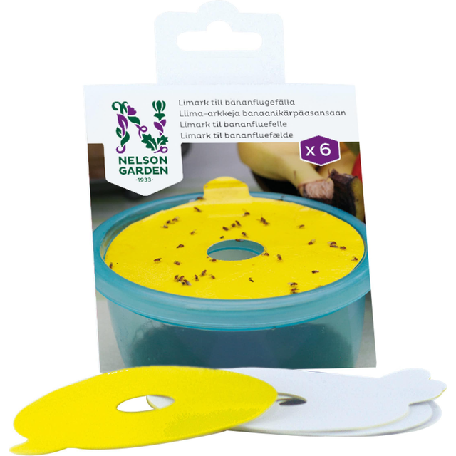 Nelson Garden 8658 Limark till bananflugefälla, 6-pack