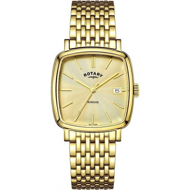 Rotary Mens Windsor Bracelet Watch GB05308/03 - Gold