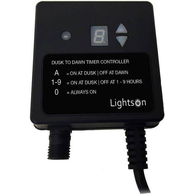 LightsOn Ljussensor/timer max 150W IP44