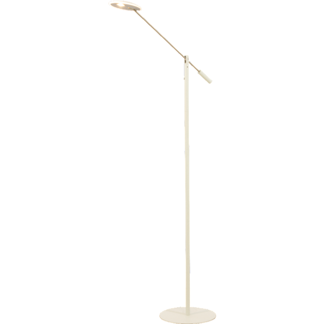CADIZ golvlampa, vit/stål - Aneta Lighting