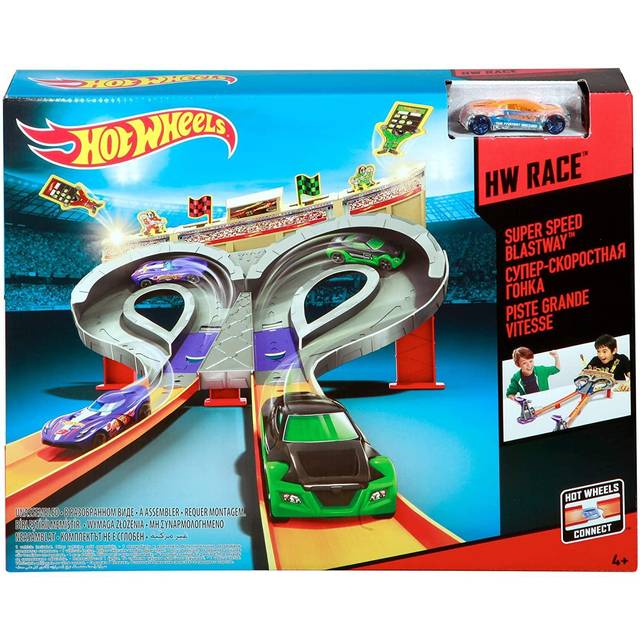 Hot Wheels Super Speed Blastway Track Set [Amazon Exclusive]